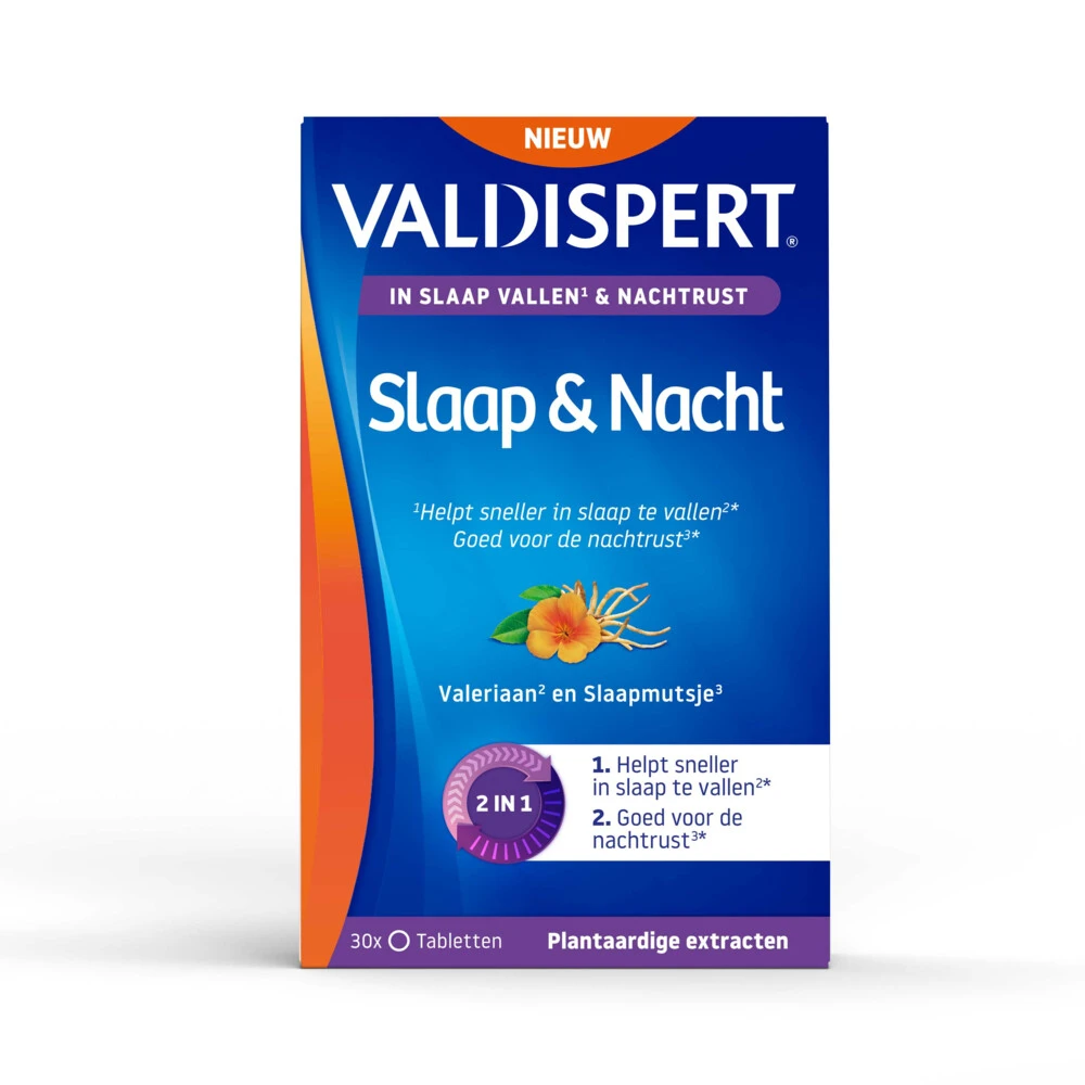 Valdispert Nacht Melatonine 5-HTP L-Tryptofaan 3 Valdispert Nacht Melatonine 5-HTP L-Tryptofaan