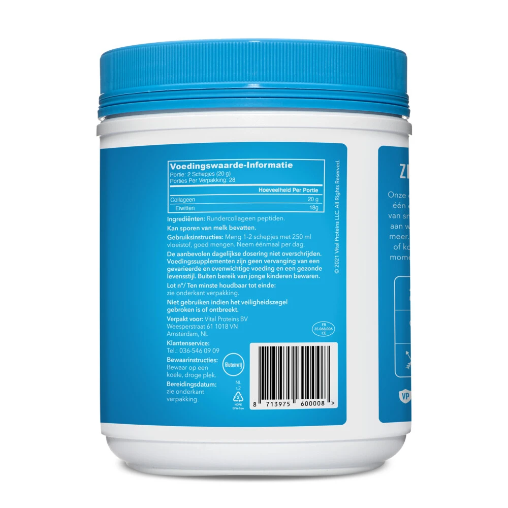 6x Vital Proteins Collageen Peptiden 5 6x Vital Proteins Collageen Peptiden - Afbeelding 3