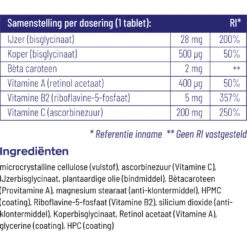 Vitakruid Ijzer Bisglycinaat 10 Vitakruid Ijzer Bisglycinaat -Verzorgingsproducten Winkel 1023996 4