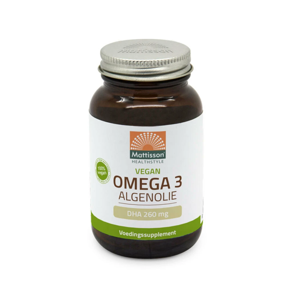 Mattisson Omega 3 Algenolie 260 3 Mattisson Omega 3 Algenolie 260