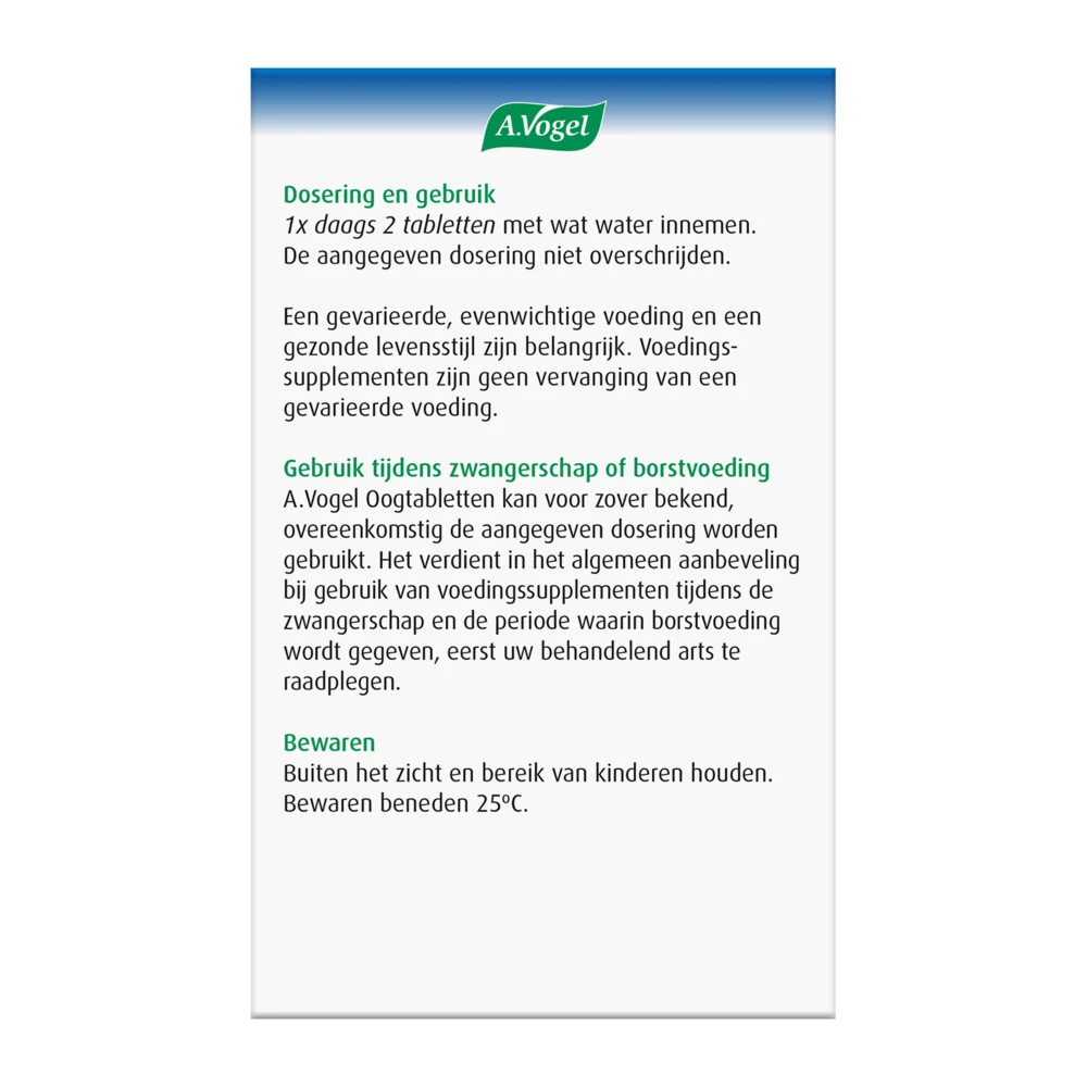 A.Vogel Oogtabletten 5 A.Vogel Oogtabletten - Afbeelding 3