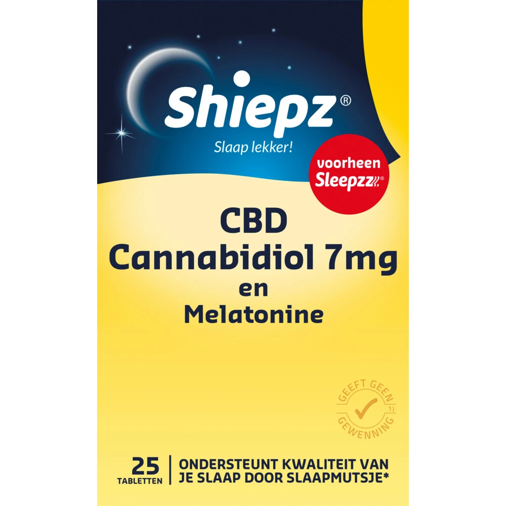 2x Shiepz Melatonine Met 7 Mg CBD 3 2x Shiepz Melatonine Met 7 Mg CBD