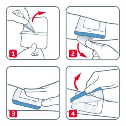 3x Leukoplast Leukomed® Sorbact® Bacteriënbindende Eilandpleister 8 Cm X 10 Cm -Verzorgingsproducten Winkel 1037035 3