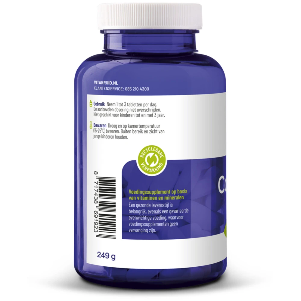 Vitakruid Calcium 400 & D3 Uit Rode Alg 4 Vitakruid Calcium 400 & D3 Uit Rode Alg - Afbeelding 2