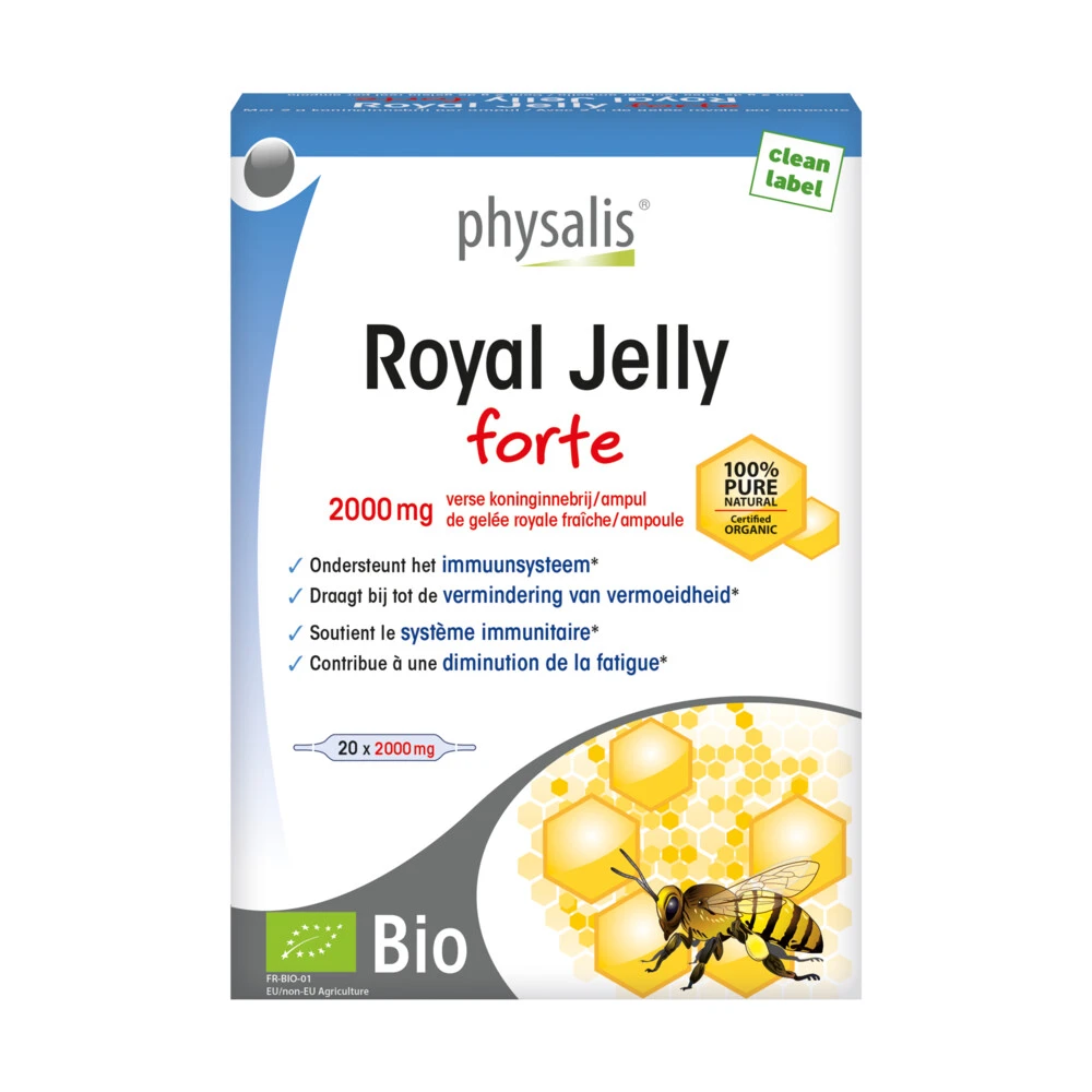Physalis Royal Jelly Forte Biologisch 3 Physalis Royal Jelly Forte Biologisch