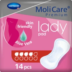 4x Molicare Premium Lady Pad 4 Druppels 782 Ml Absorptie