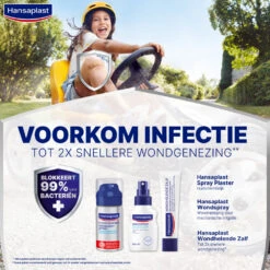 2x Hansaplast Pleister Spray -Verzorgingsproducten Winkel 77017 3