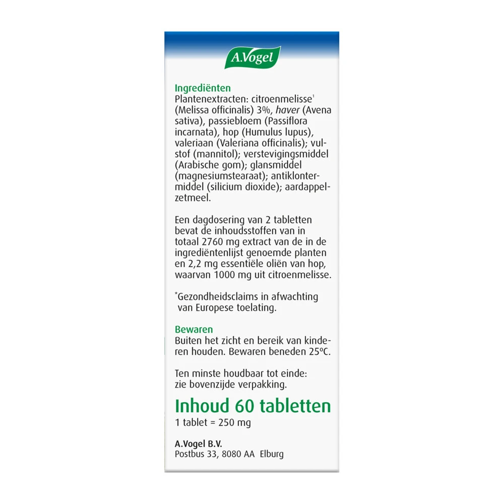 A.Vogel Dormeasan Nachtrust Citroenmelisse 7 A.Vogel Dormeasan Nachtrust Citroenmelisse - Afbeelding 5