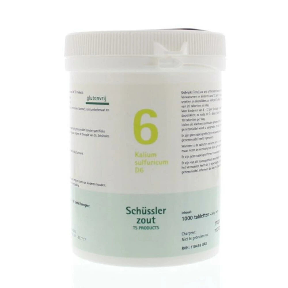 Pfluger Schussler Zout Nr 6 Kalium Sulfuric D6 3 Pfluger Schussler Zout Nr 6 Kalium Sulfuric D6