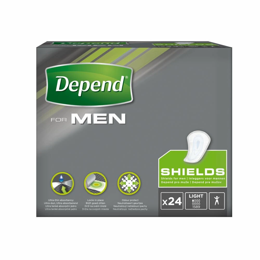 4x Depend For Men Shields 3 4x Depend For Men Shields
