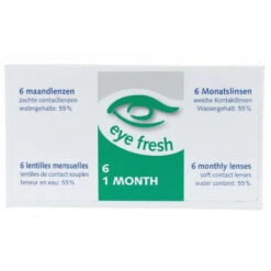 Eye Fresh Zachte Maandlenzen 6-pack -2,00