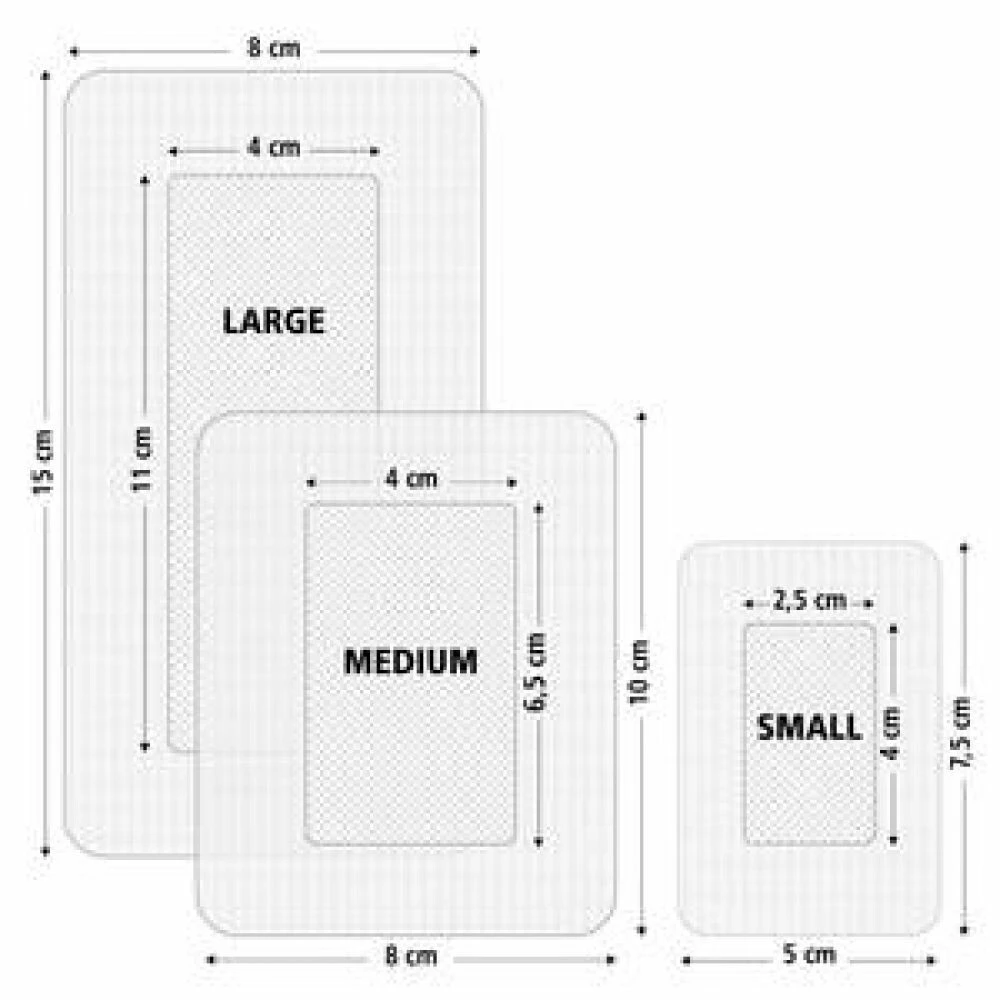 3x HeltiQ Eilandpleister Large 8 Cm X 15 Cm 4 3x HeltiQ Eilandpleister Large 8 Cm X 15 Cm - Afbeelding 2