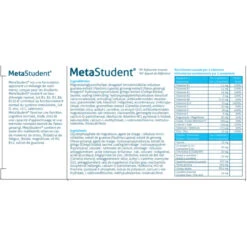 Metagenics Metastudent -Verzorgingsproducten Winkel 989964 3