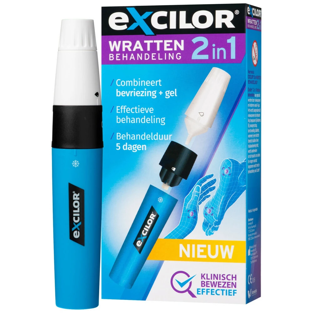 Excilor Wrattenbehandeling 2-in-1 4 Excilor Wrattenbehandeling 2-in-1 - Afbeelding 2