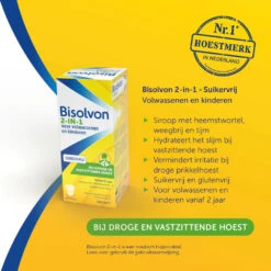 Bisolvon Hoestsiroop 2-in-1 Suikervrij -Verzorgingsproducten Winkel 993934 2